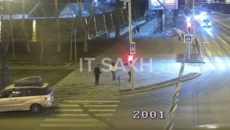 Ночью 12 апреля пешеход подрался с водителем в Южно-Сахалинске