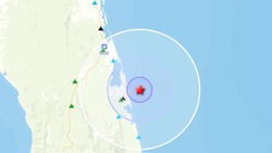 Землетрясение магнитудой 3,2 произошло вблизи Сахалина утром 28 августа