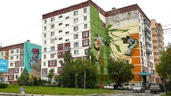 Жители Южно-Сахалинска выберут эскиз мурала для дома на улице Горького