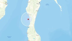 Землетрясение магнитудой 3,0 произошло между Томари и Красногорском