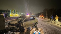 Авария с участием трех автомобилей произошла на дороге Южно-Сахалинск — Холмск 