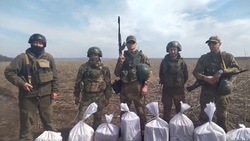 Военнослужащие в зоне СВО поблагодарили Курильский район за очередную отправку груза помощи