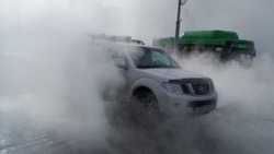 Участок проспекта Мира в Южно-Сахалинске перекрыли из-за аварии на теплосети