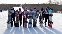 В Томари дебютировал сноубординг