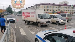  Водитель грузовика сбил пенсионерку на пешеходном переходе в Южно-Сахалинске