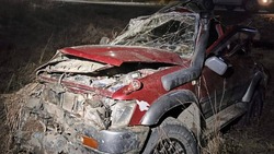 Авария с участием Toyota Hilux Surf произошла на дороге Невельск — Томари — аэропорт Шахтерск 