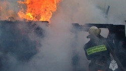 Пожарные потушили частный гараж в Долинске 