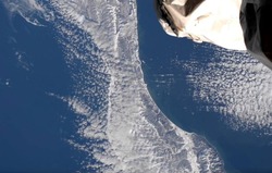 Четыре района на юге Сахалина попали на фото космонавтов МКС