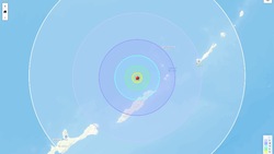 Землетрясение магнитудой 4,8 произошло на Южных Курилах днем 24 августа