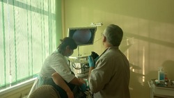 Кабинет эндоскопии возобновил работу в центральной больнице в Смирных 
