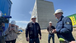 Губернатор проверил темпы строительства нового жилья в Невельске