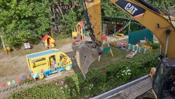Детский сад «Белоснежка» в Южно-Сахалинске благоустроят к концу сентября 2023 года