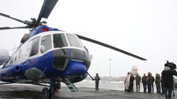 Вертолет сахалинской полиции готов к полетам