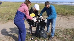 Спасатели подчистили за туристами на побережье залива Анива