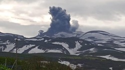 Вулкан Эбеко выбросил пепел на высоту 4,5 километра 27 апреля